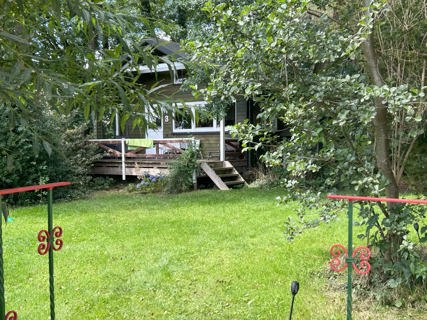 Ferienhof Ohlenbusch - Haus Nr. 3 - Ferienhaus Waldhaus als Unterkunft in Worpswede nahe Bremen
