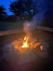ferienhof ohlenbusch worpswede grundstueck lagerfeuer 020