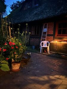 ferienhof ohlenbusch worpswede grundstueck nachts 007