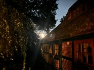 ferienhof ohlenbusch worpswede grundstueck nachts 009