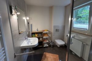 worpswede ferienwohnung lichtgruen badezimmer modern